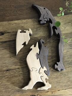 Пазл из дерева Пингвин