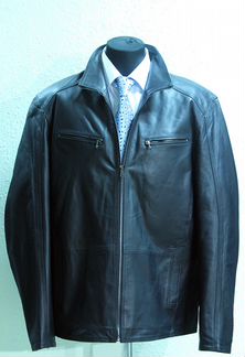 Куртка кожаная большая