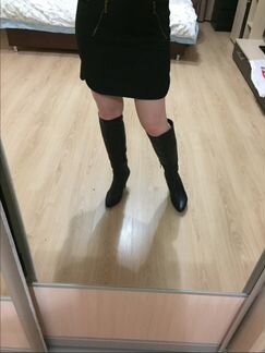 Сапоги новые кожаные демисезон