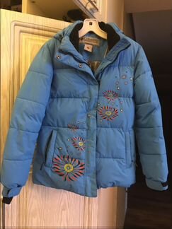 Красивый оч теплый пуховик Columbia в идеале