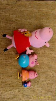 Рюкзачок Свинка Пеппа и семейка Пеппа,цена за всё