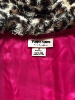 Новая шуба Juicy Couture на 1-2года