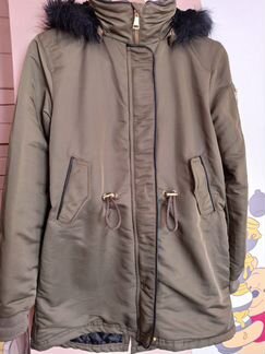 Парка HM, р. 42-44 цвет хаки
