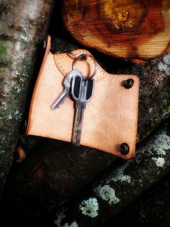 Ключница,натуральная кожа,hand made by me