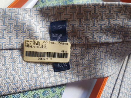 Галстук Hermes новый оригинал
