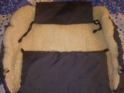 Конверт в коляску из овчины