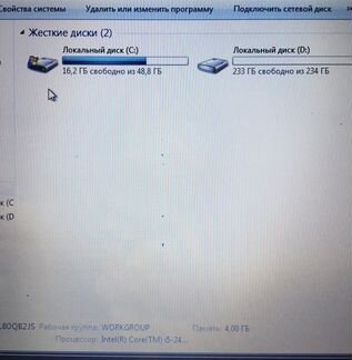 Ноутбук acer aspire S3 i5 RAM 4GB