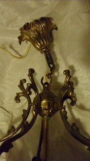 Светильник люстра бронза латунь