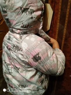 Куртка зимняя + тёплый полукомбинезон для девочки