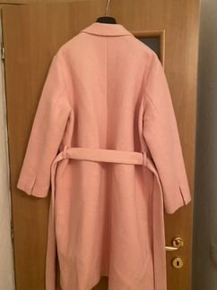 Пальто розовое