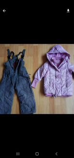 Комбинезон демисезонный куртка и брюки
