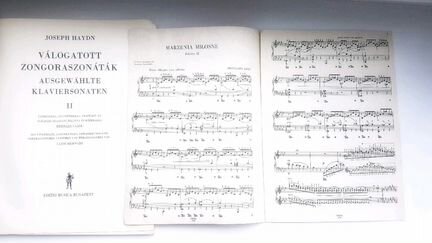 Ноты. Joseph Haydn, Franciszek Liszt