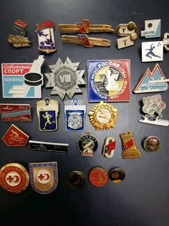 Значки Универсиада 1973 г. в Москве и просто спорт