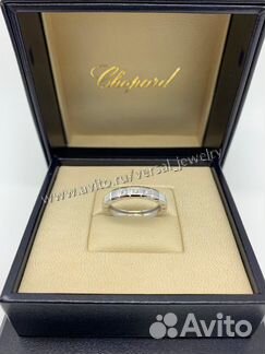 Обручальное кольцо chopard ice cube с бриллиантами