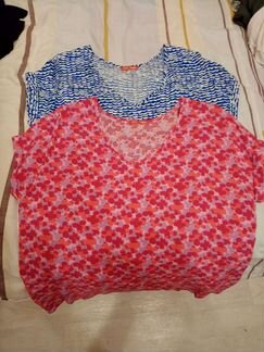 Две блузки с коротким рукавом новые