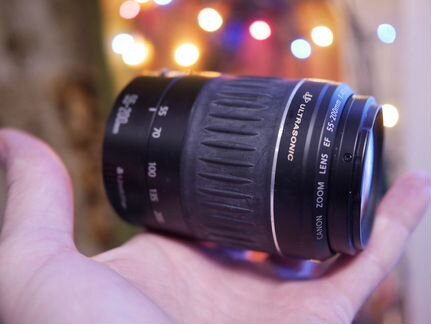 Родной 100-300mm телеобъектив USM Canon EF