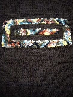 Кофта с паетками