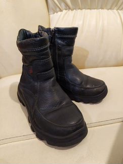 Ботинки зимние, нат. мех/кожа, р-р 28