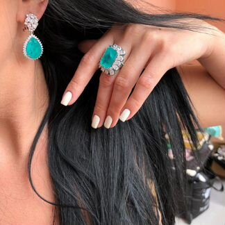 Серебряный комплект ;