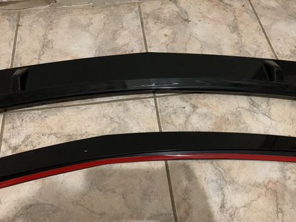 Сплиттер накладка переднего бампера Mercedes w213