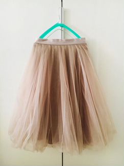 Комплект юбка/кроп топ/кружевной топ-блузка XS