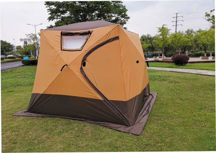 Палатка зимняя куб 4-х слойная