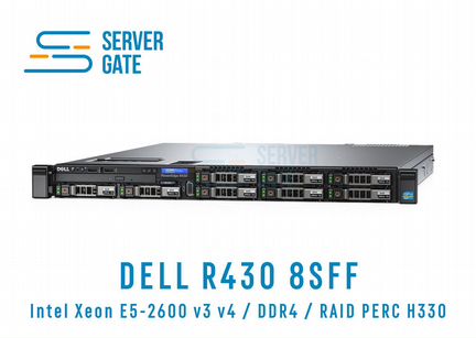 Dell R430 8SFF / 2xE5-2673v3 / 64 GB