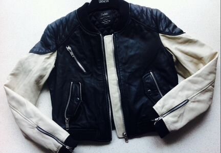 Кожаная куртка новая zara