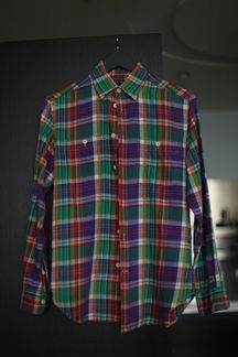 Рубашка ralph lauren почти новая 42 размер