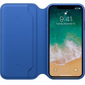 Apple Leather Case Folio iPhone X/Silicone 7/8/SE