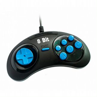 Набор из двух овальных контроллеров Денди 9 пин и пистолета, арт. 05-JS