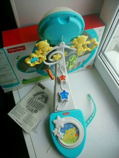 Мобиль проектор FisherPrice звездное небо