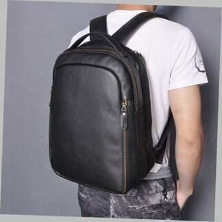 Рюкзак из натуральной кожи мужской новый BP716