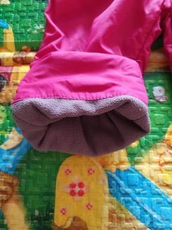 Брюки теплые плащевка флис для девочки