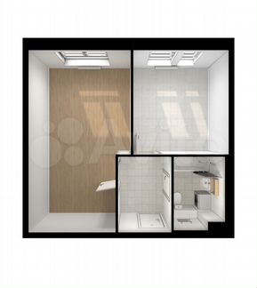 1-к квартира, 39.3 м², 22/22 эт.