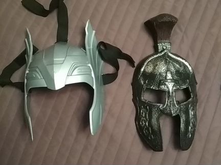 Маски пластмассовые игровые для мальчика